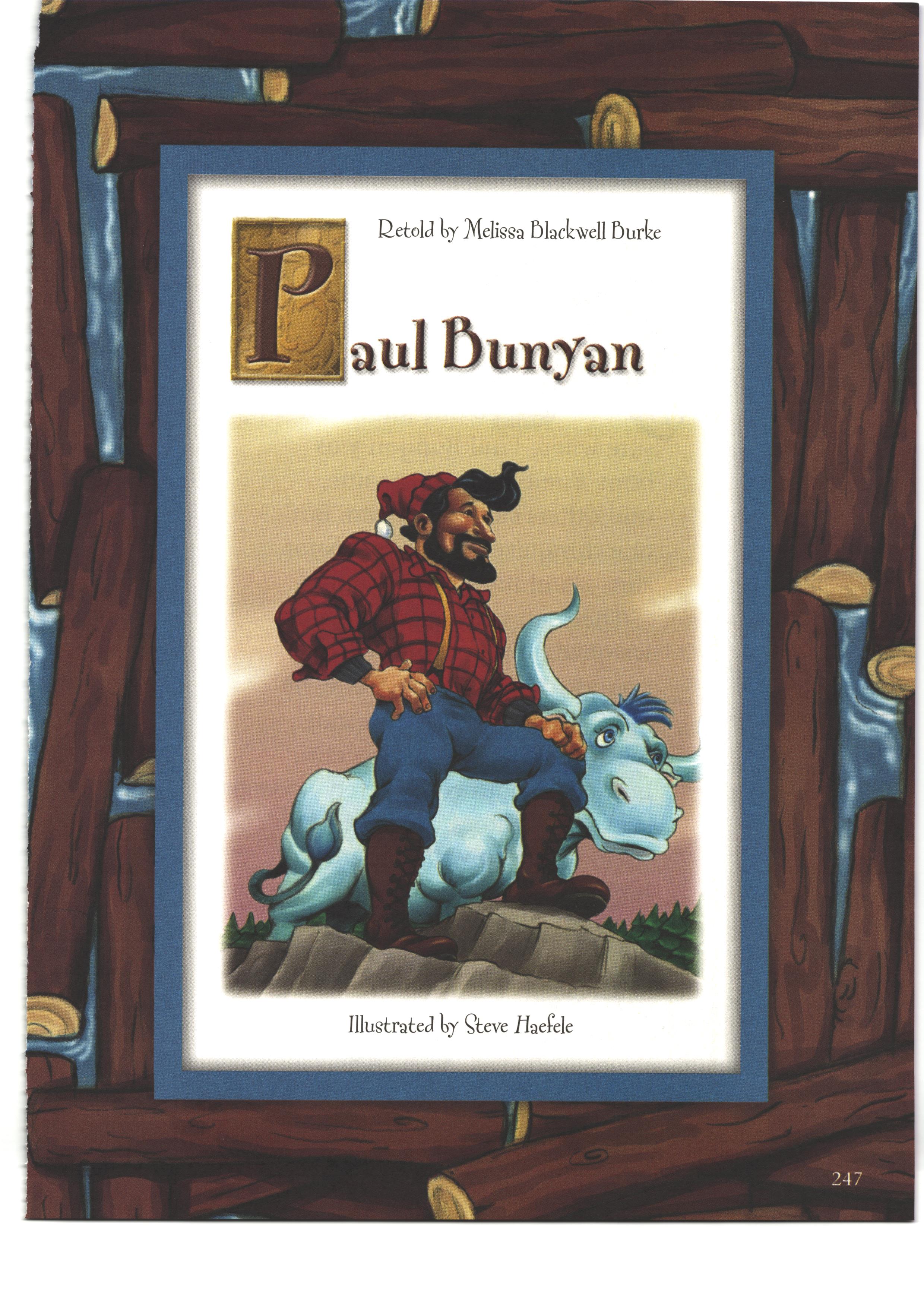 Paul Bunyan 동화 피이쉐어 영어