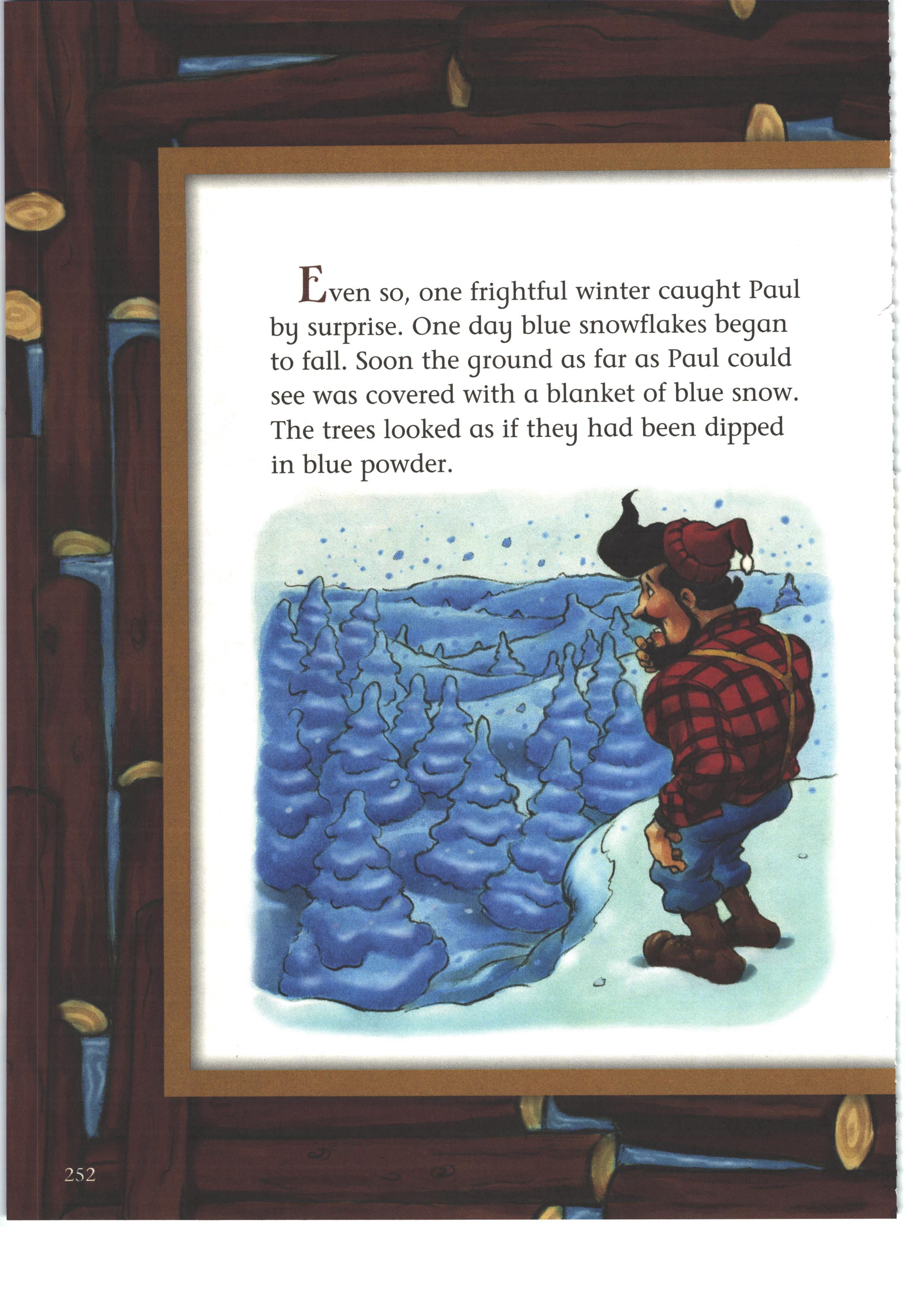 Paul Bunyan 동화 피이쉐어 영어